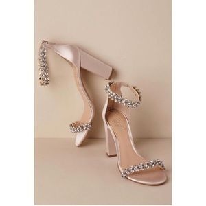 ❌SOLD ❌JEWEL BADGLEY MISCHKA Mayra Ankle Strap Evening Shoe